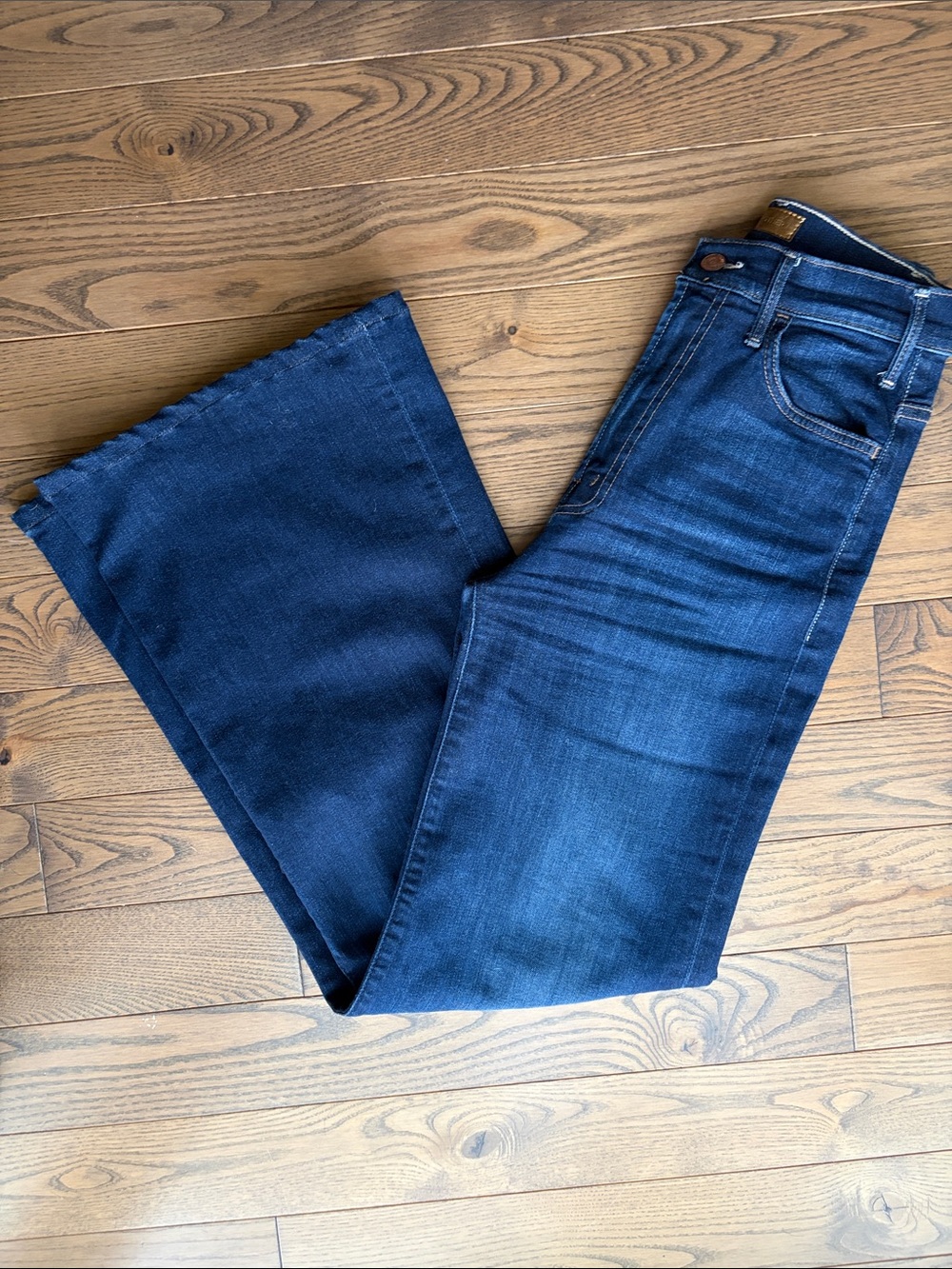 MOTHER Dark Indigo Flare Jeans